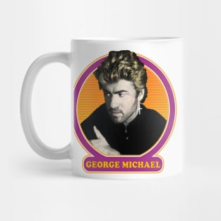 George Michael // Retro Styled Fan Art Design Mug